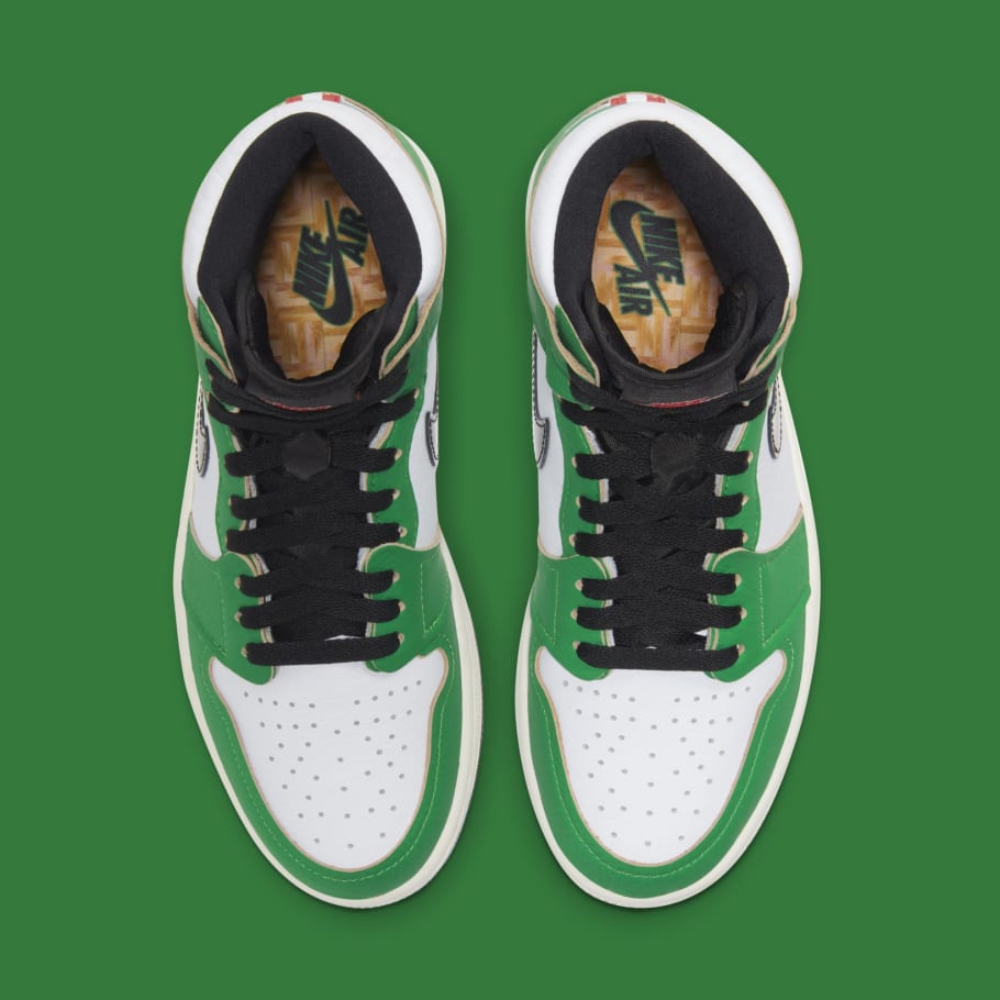 lucky green jordan 1 footlocker