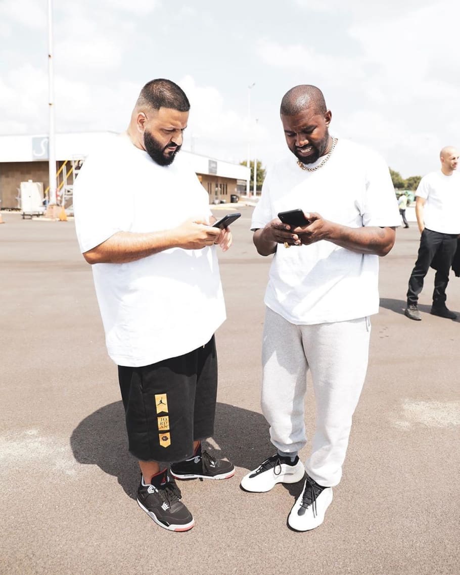 kanye west in yeezys