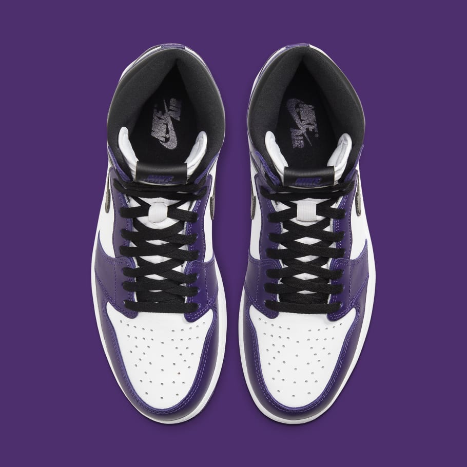 courtside purple jordan 1