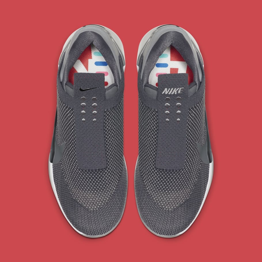 nike adapt dark grey