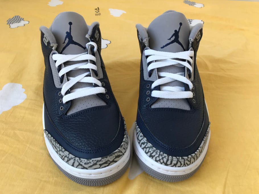 Air Jordan 3 Retro Midnight Navy Cement Grey White Release Date Ct8532 401 Sole Collector