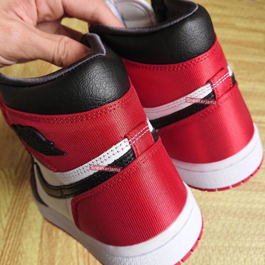 satin black toe jordan 1s