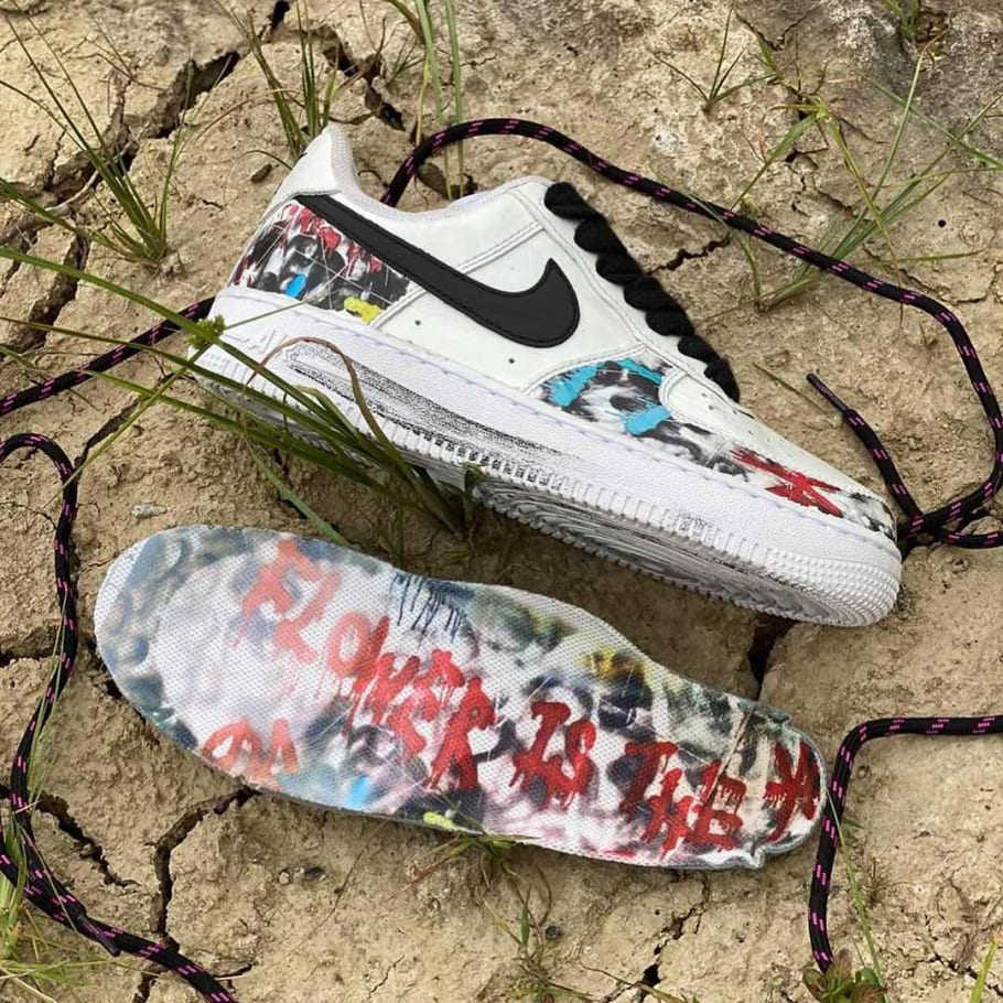 Peaceminusone x Nike Air Force 1 Low White/Black Release Date 
