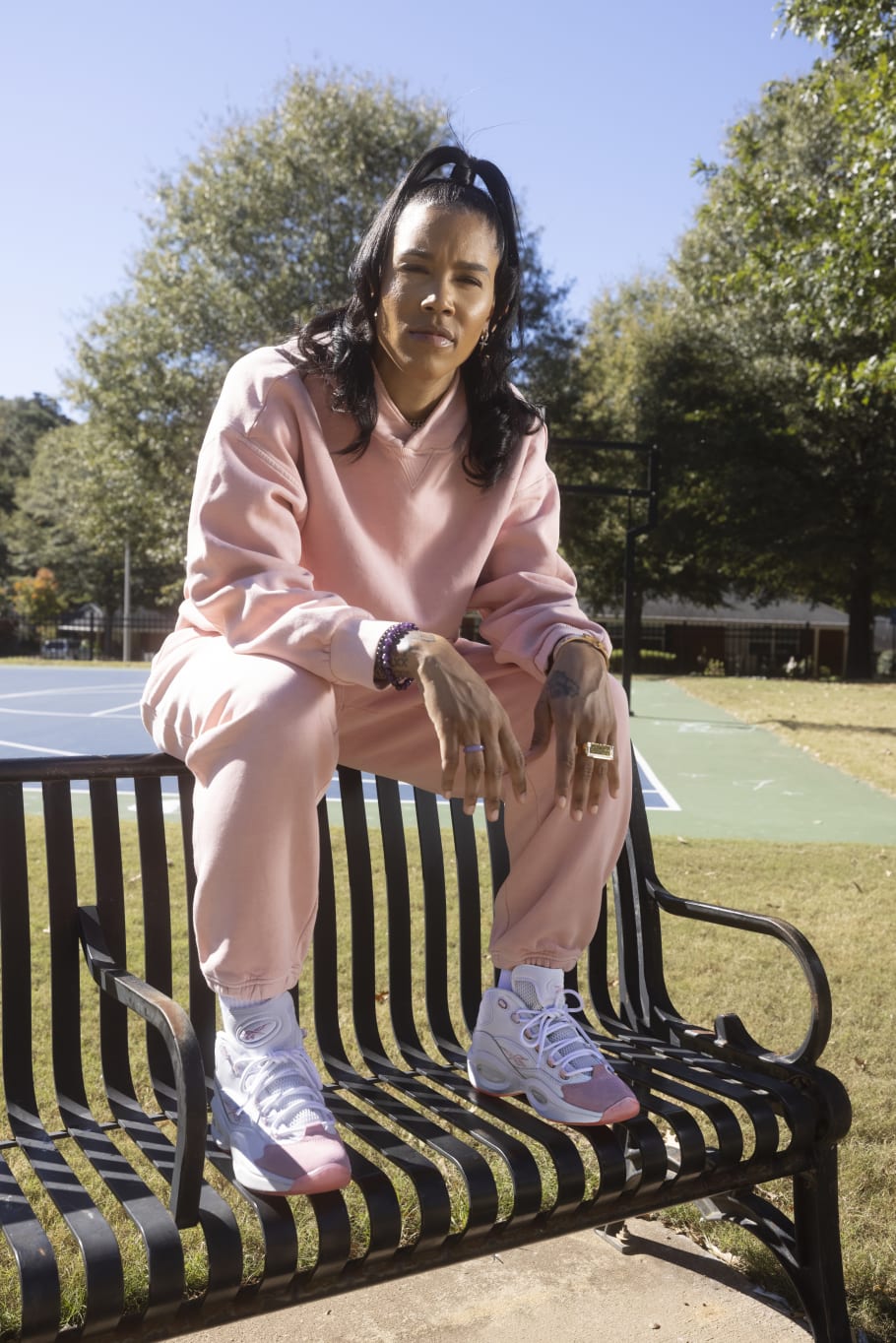 question mid pink toe