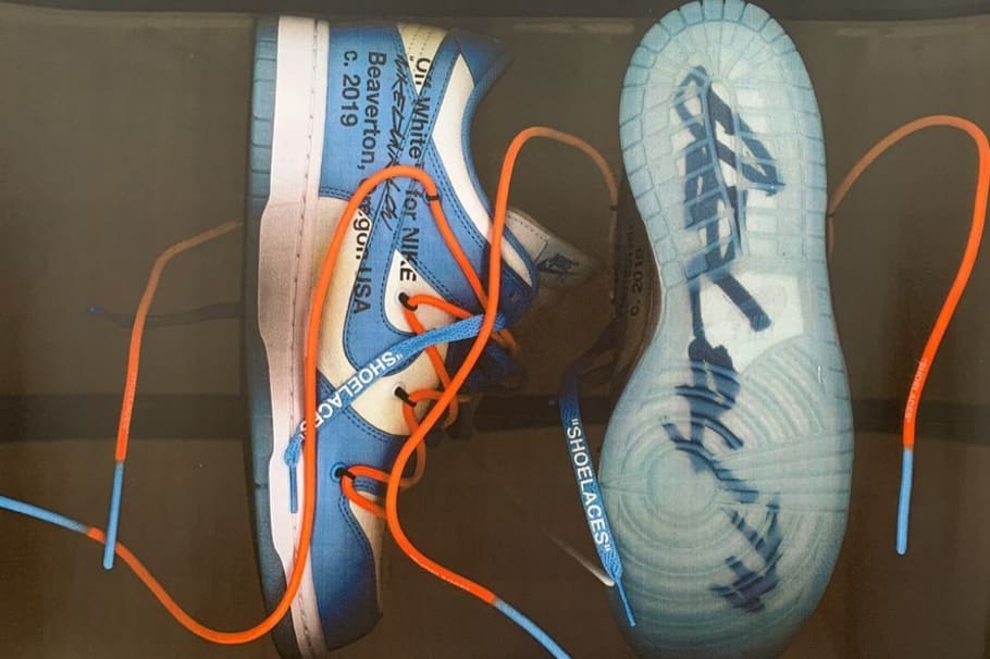 off white futura dunk low