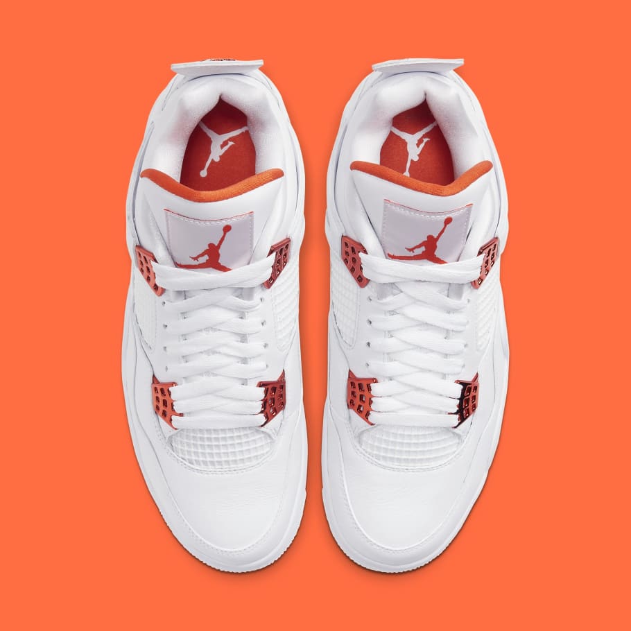 jordan 4 retro metallic orange