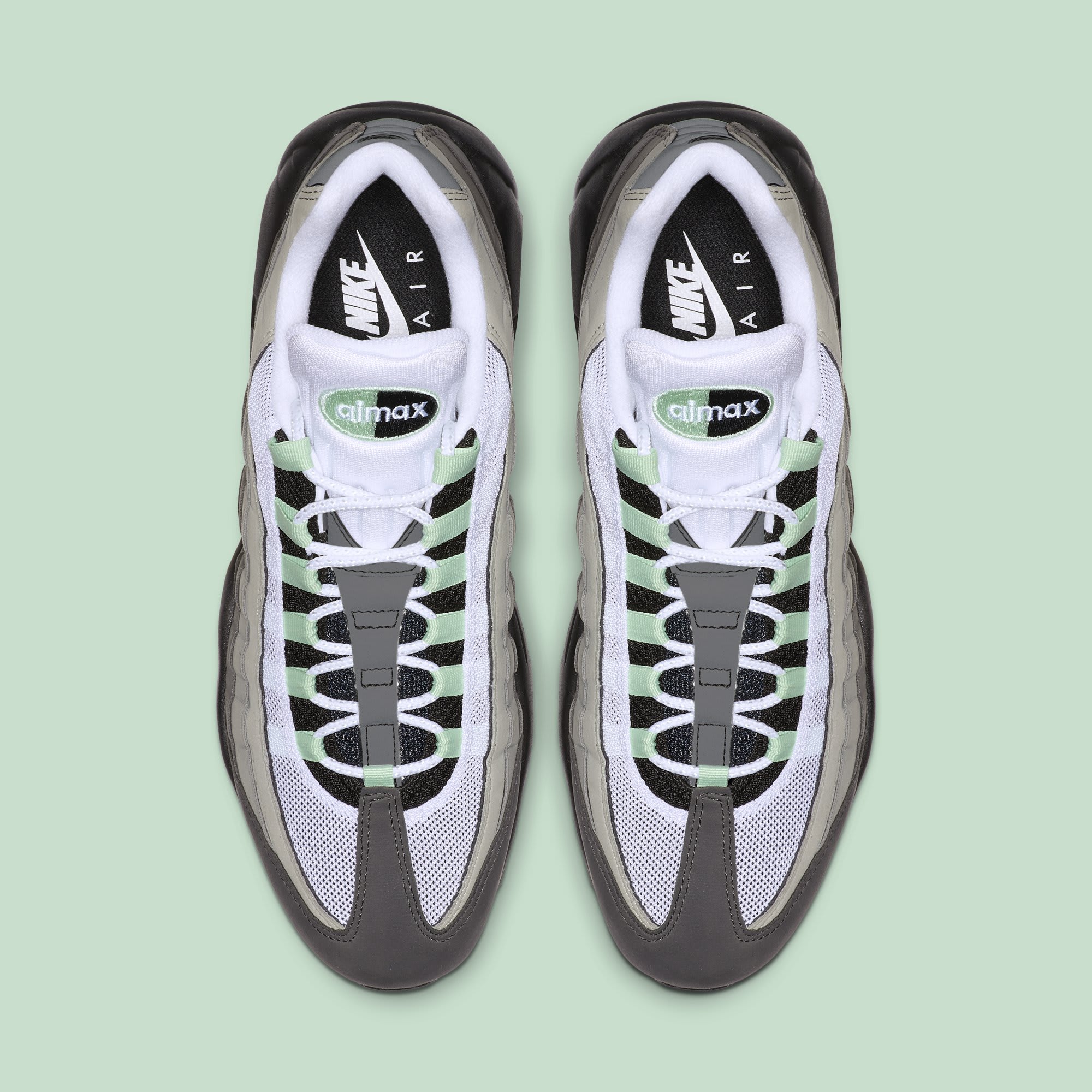 Nike Air Max 95 'White/Fresh Mint-Granite Dust' CD7495-101 Release