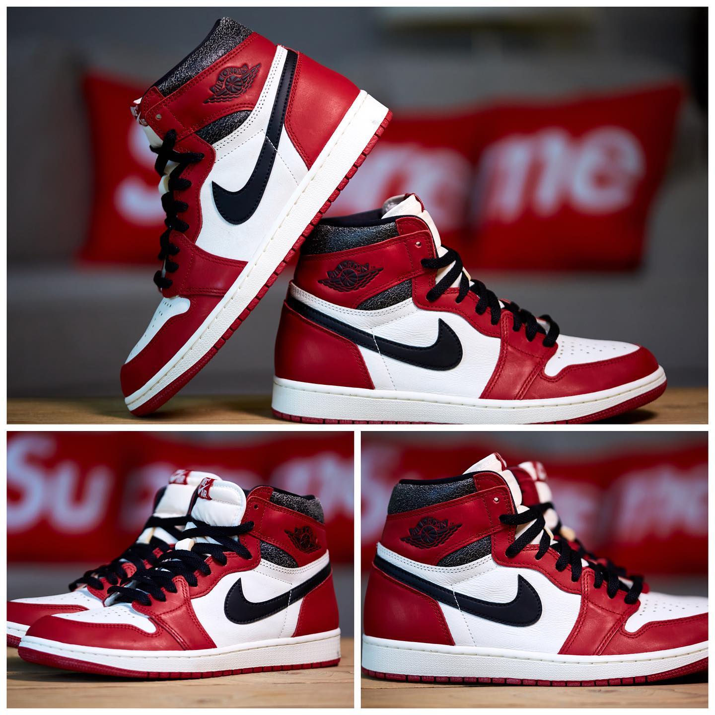 jordan 1 high red and white