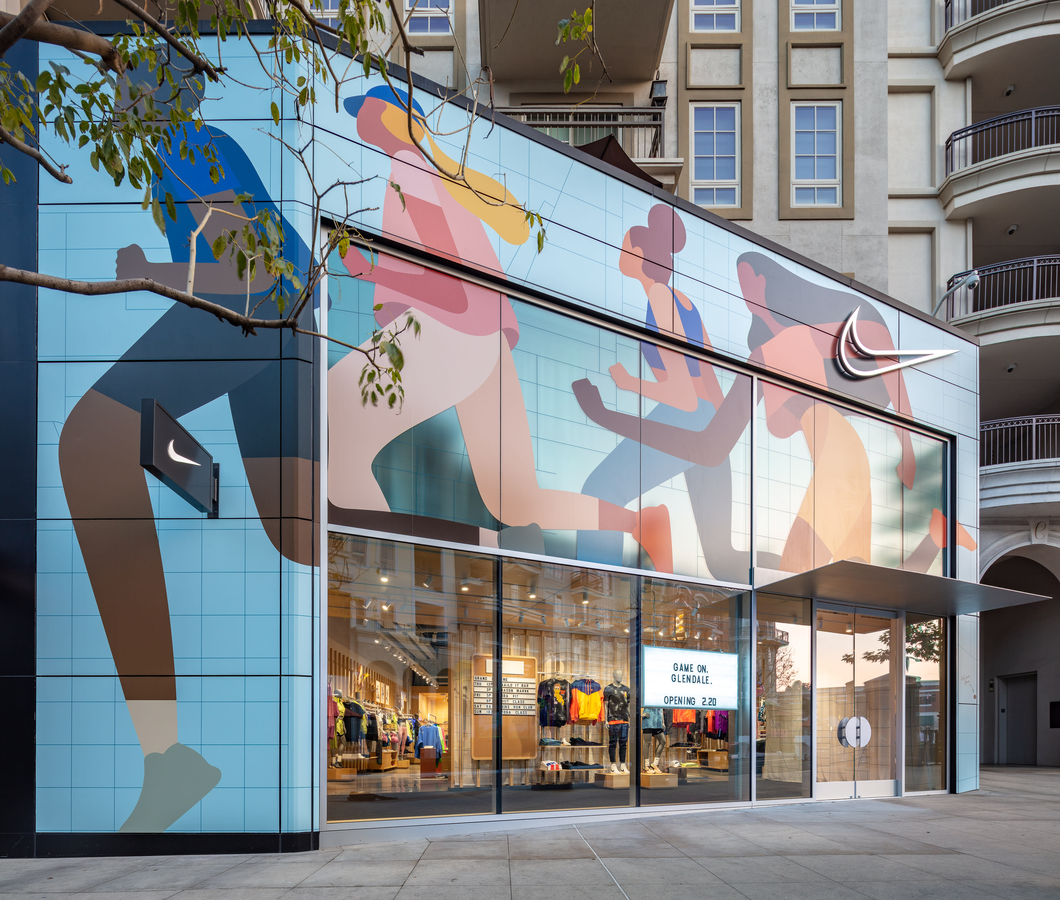 Así celebró Nike el LVI Super Bowl en Los Ángeles KIOSKERO