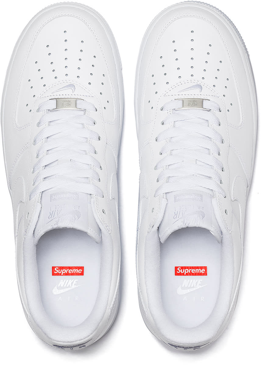 Supreme x Nike Air Force 1 Low Coming Soon: Official Photos Revealed