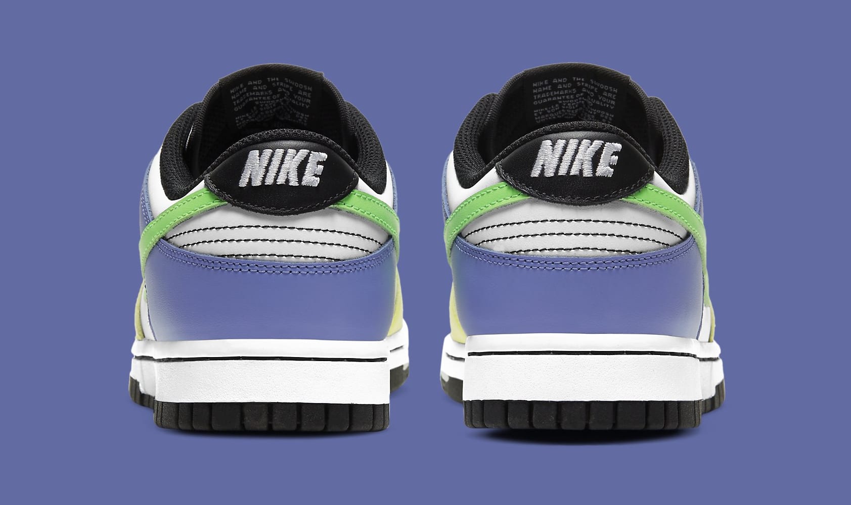 Nike Dunk Low Women's 'Green Strike' DD1503-106 Heel