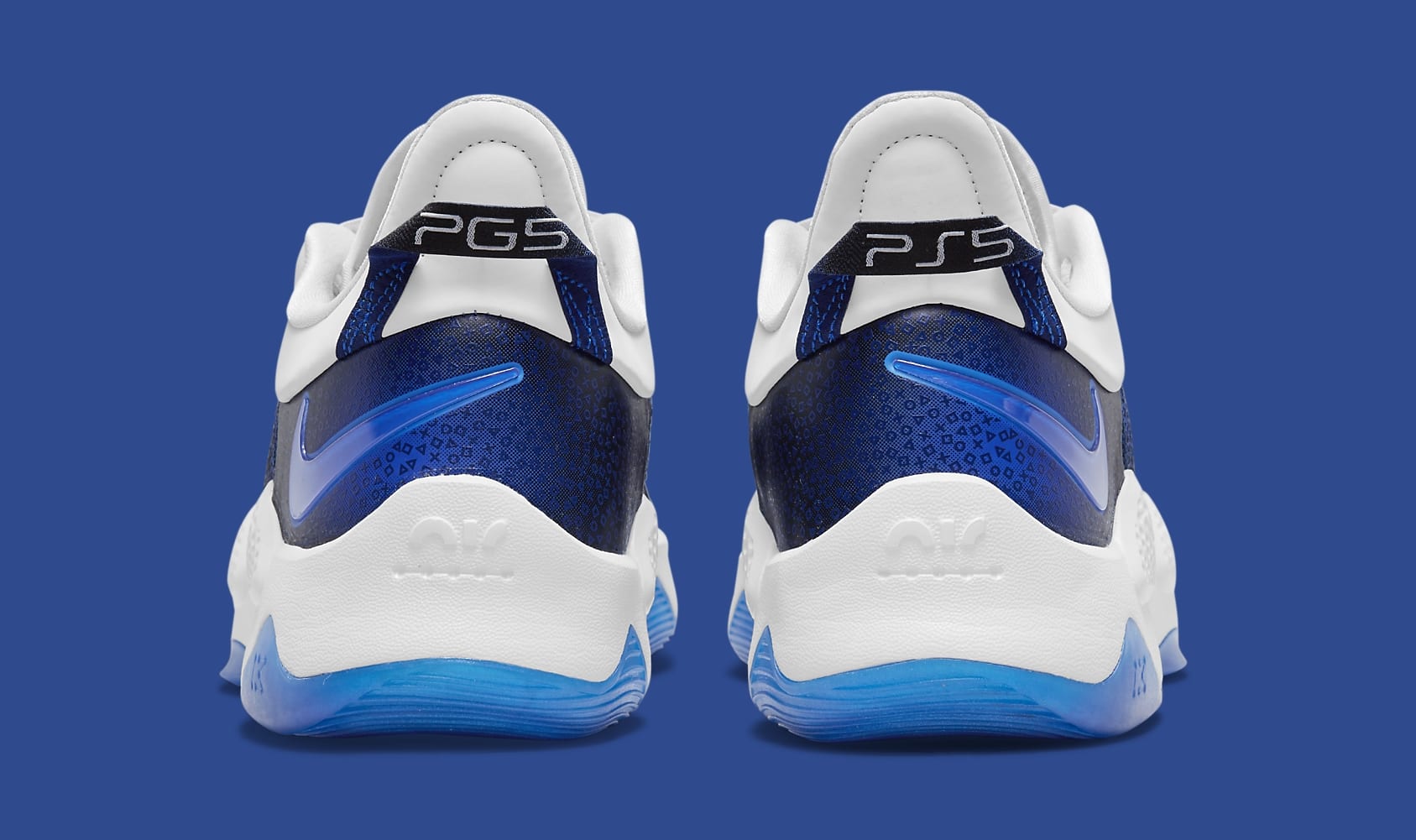 Playstation x Nike PG 5 'PS5' Blue CW3144-400 Heel