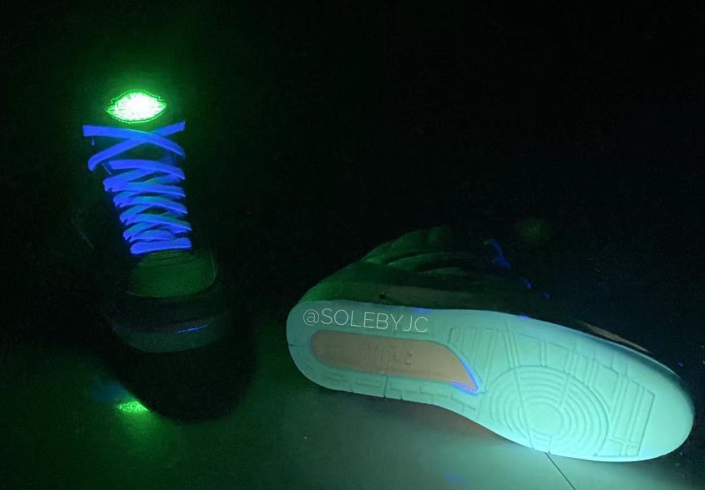 J Balvin x Air Jordan 2 Glow-in-the-Dark