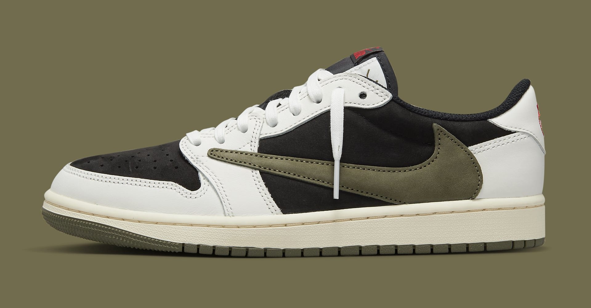 Travis Scott x Air Jordan 1 Low Women's 'Olive' Release Date