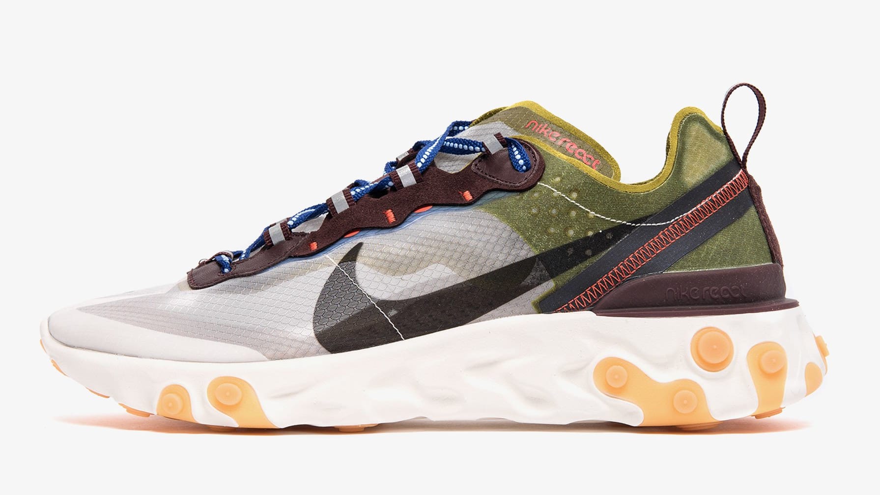 Nike React Element 87 'Dusty Peach' AQ1090-200 'Moss' AQ1090-300 Release  Date | Sole Collector