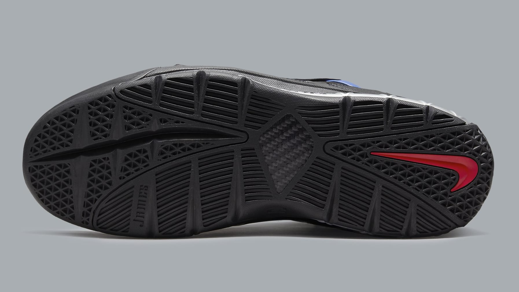 Nike LeBron 3 QS مشکی قرمز سفید آبی تاریخ عرضه DO9354-001 زیره