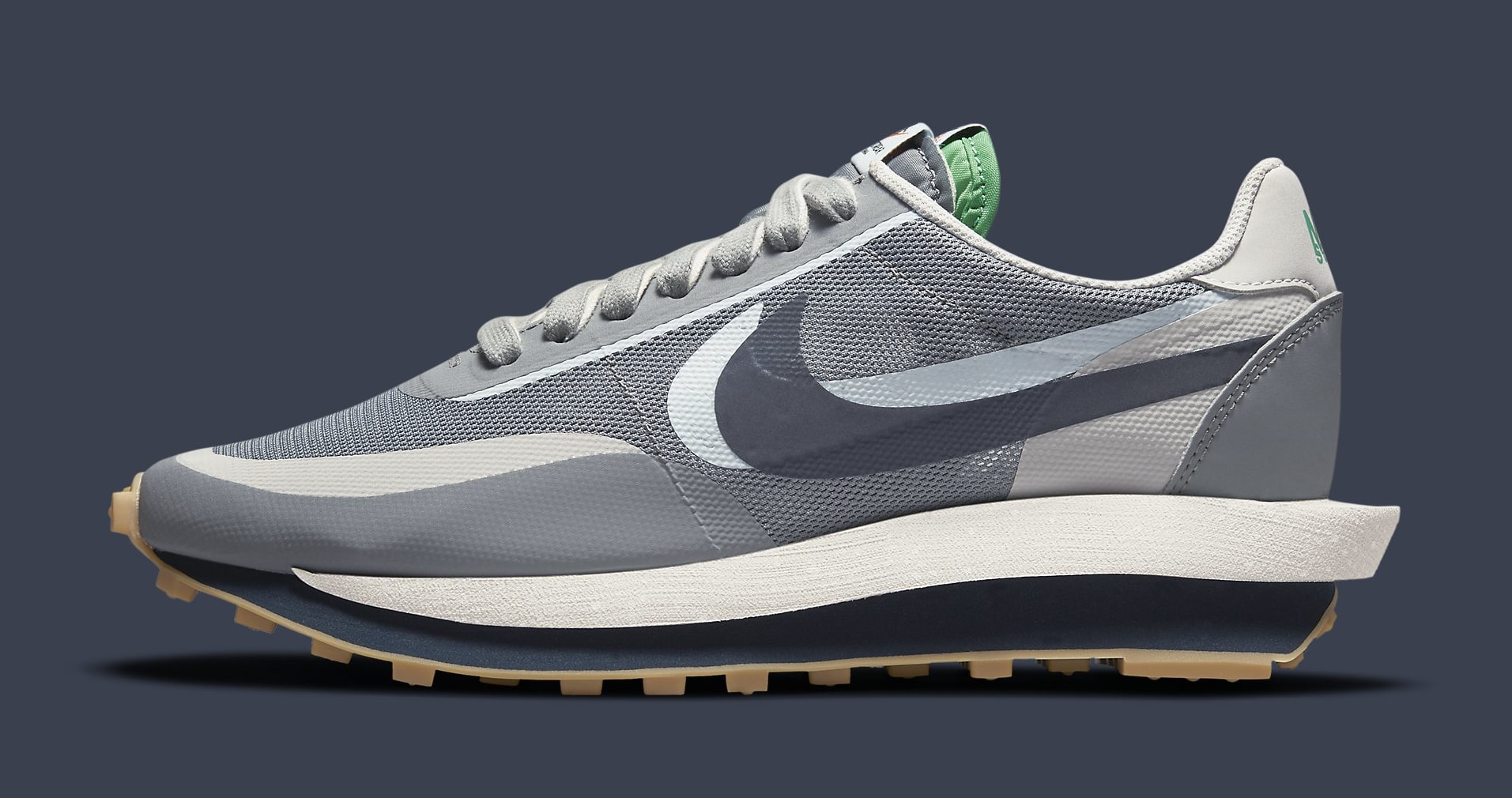 nike sacai clot ld waffle cool grey