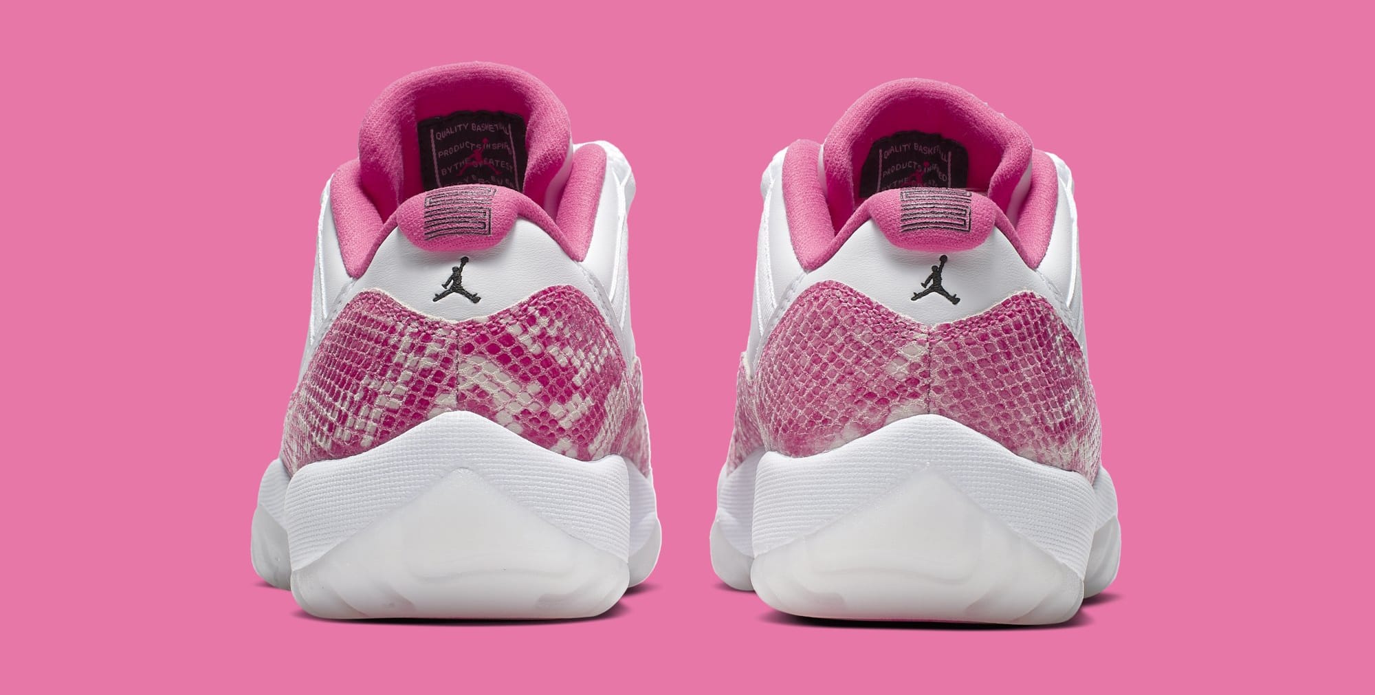 womens pink snakeskin 11s