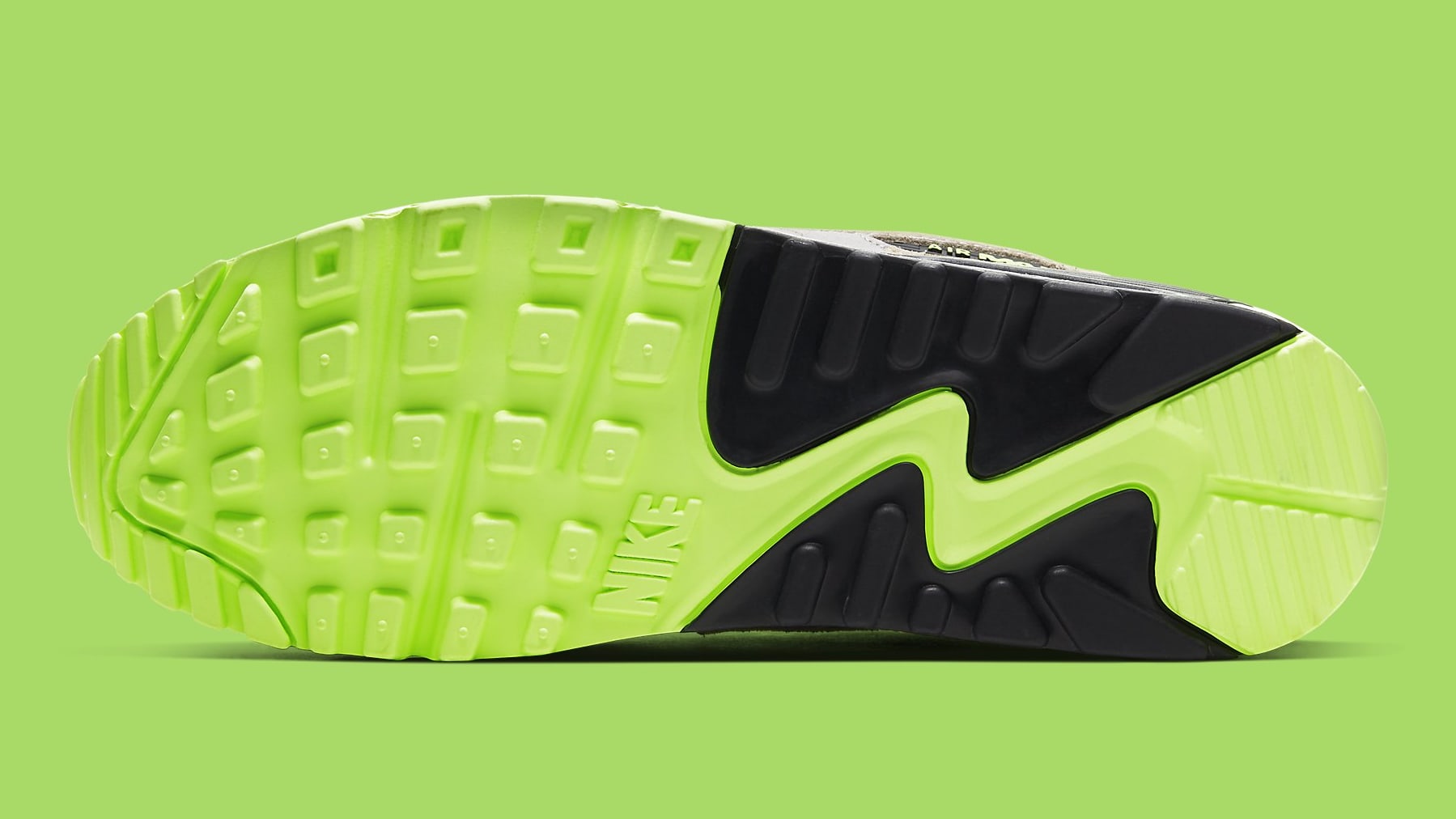 lime green camo air max
