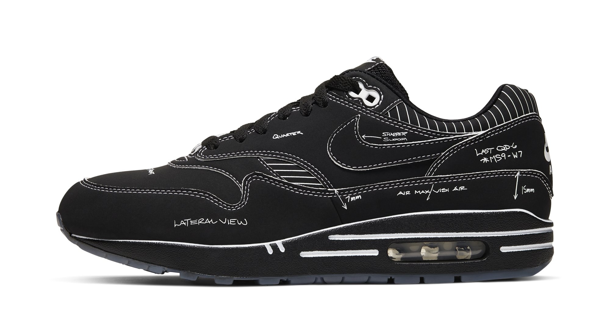 Nike Air Max 1 &quot;Black Schematic&quot; Coming Soon: Official s