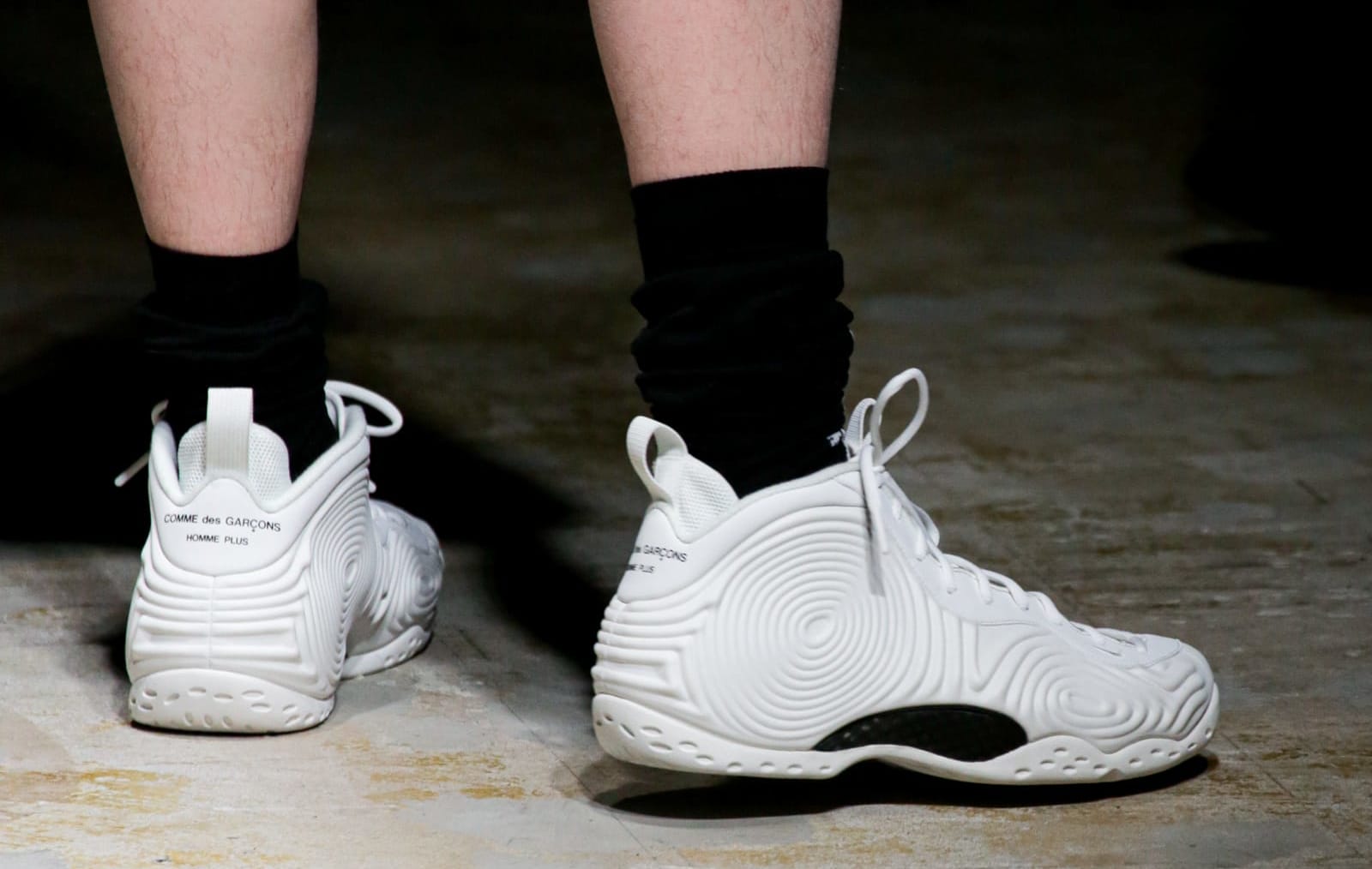 mens white foamposites