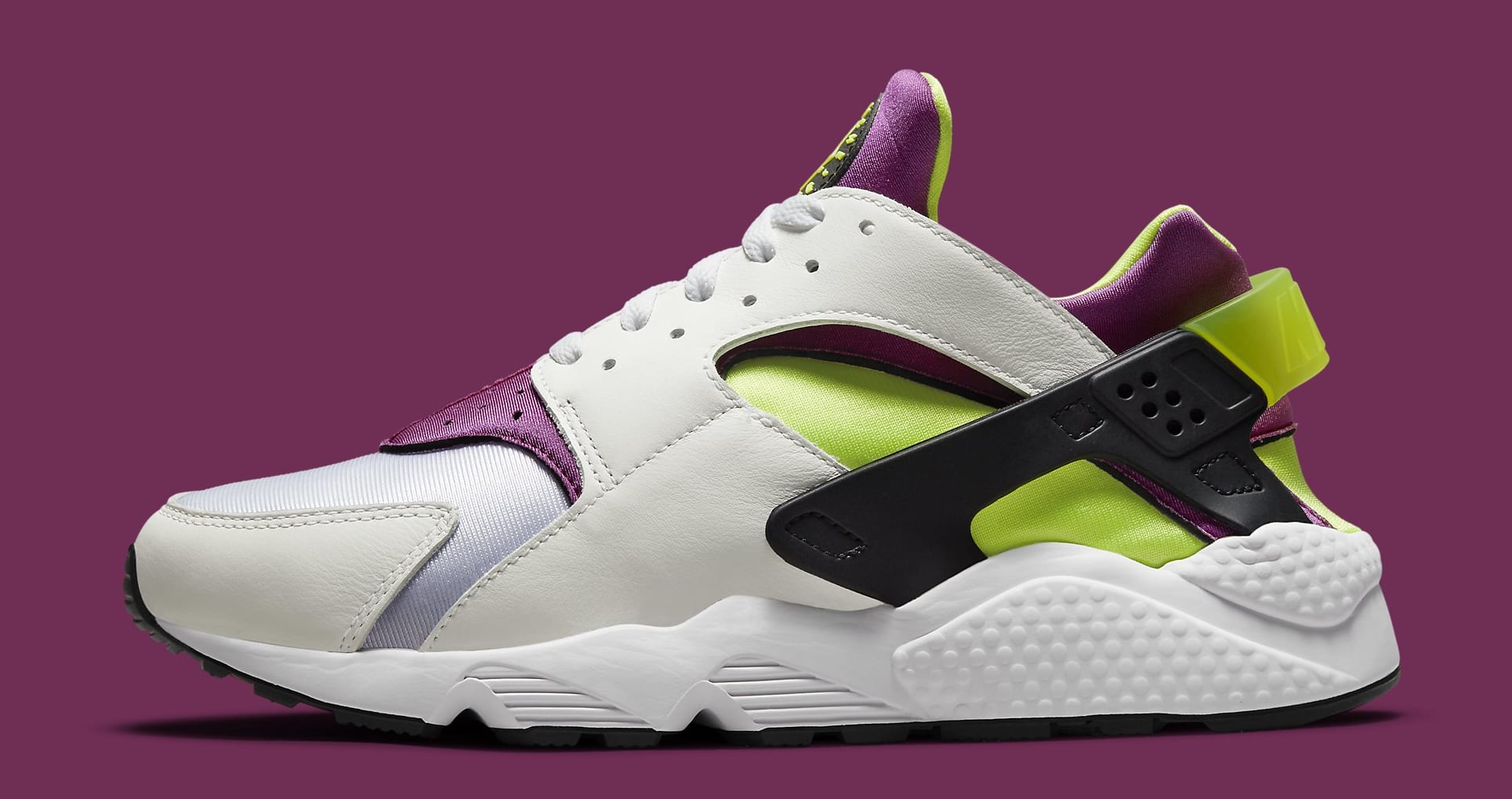 yellow and purple huaraches