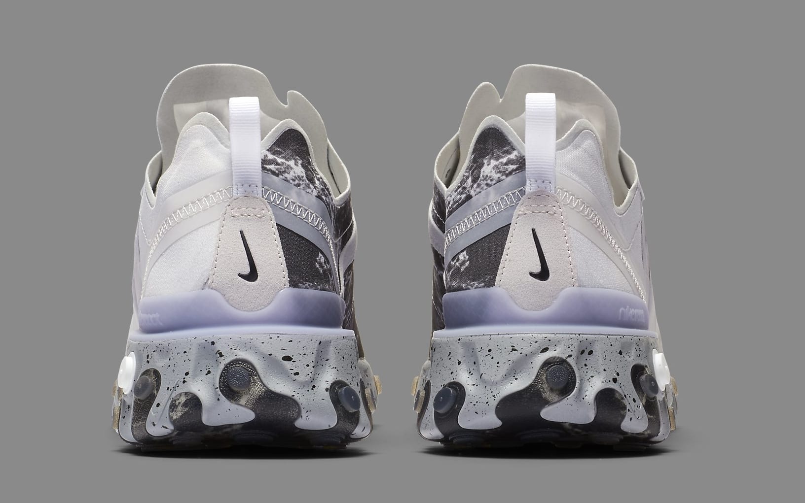 Kendrick Lamar X Nike React Element 55 Pure Platinum Clear Wolf Grey Black Release Date Sole Collector