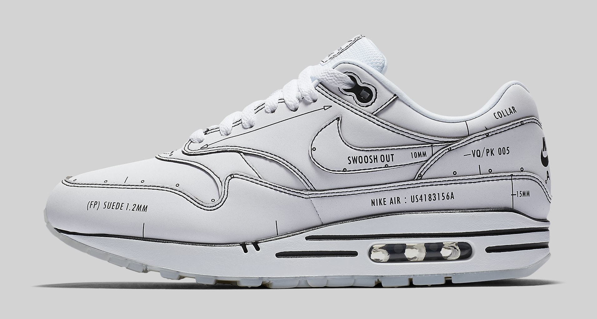 nike air max 1 schematic