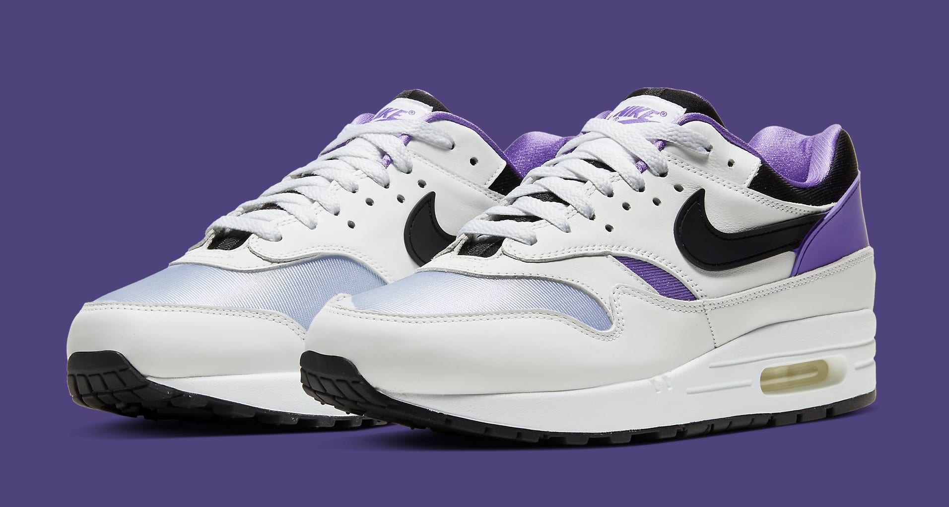 air max 1 dna purple on feet