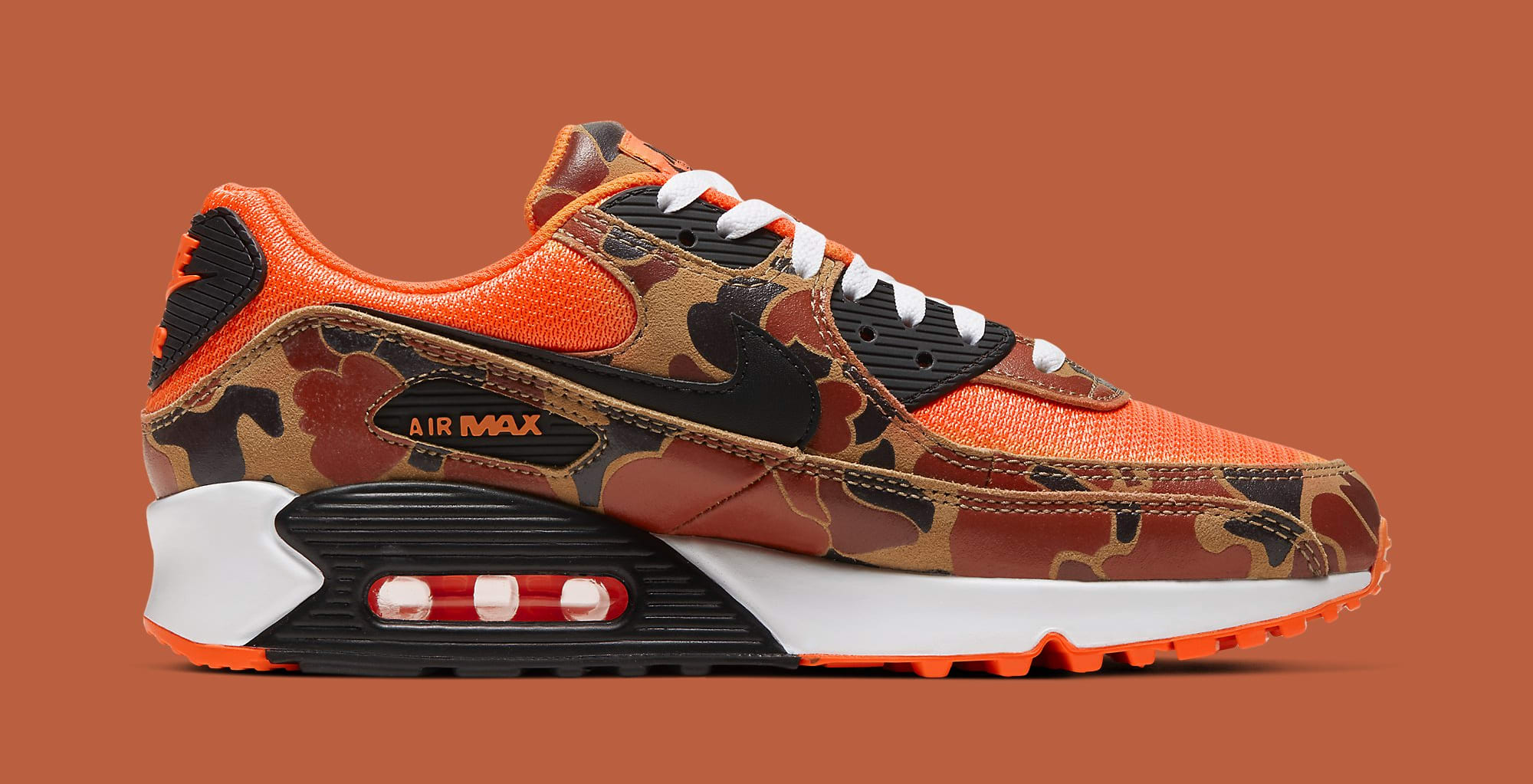 orange and camo air max