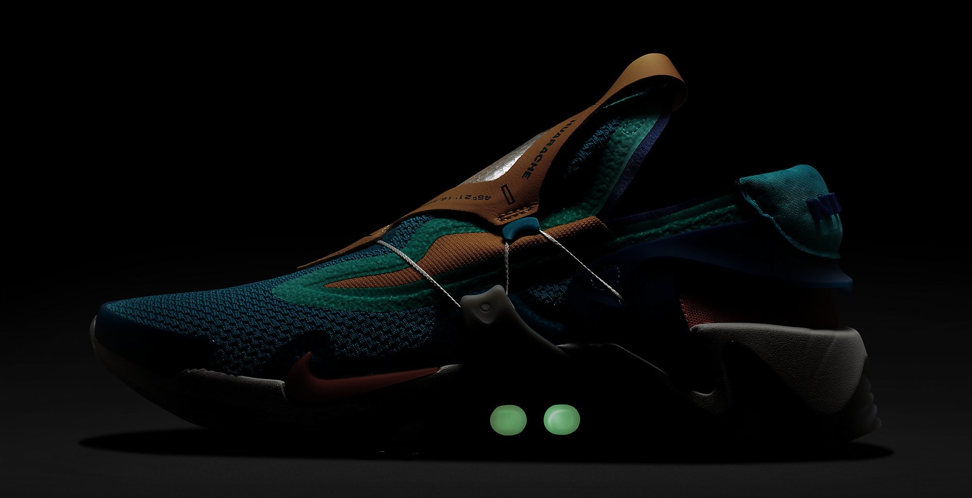 Nike Adapt Huarache 'Hyper Jade/Total Orange' BV6397-300 Release 