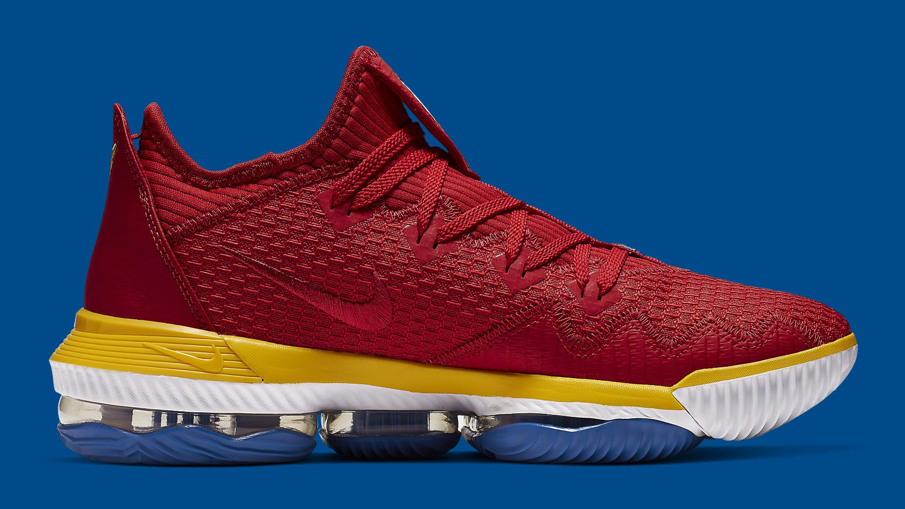 lebron 16 red and yellow