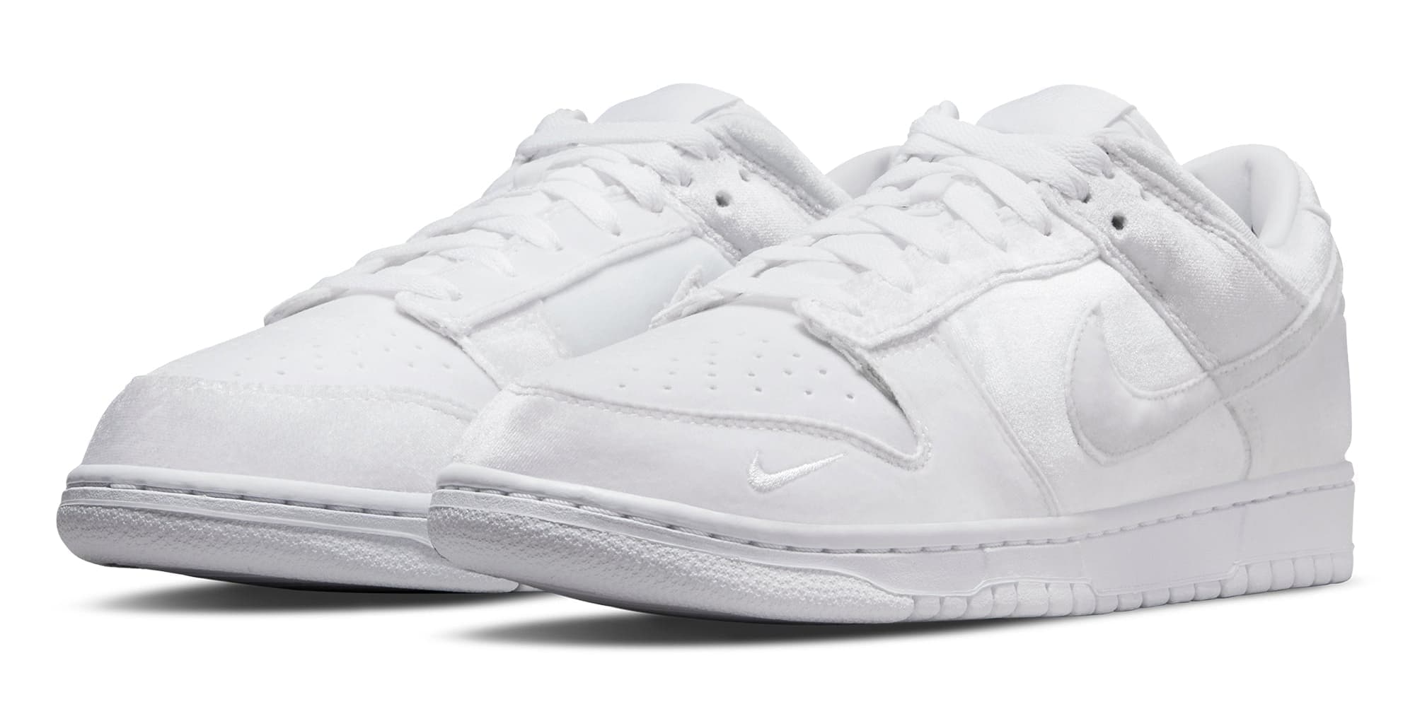nike dunk low full white