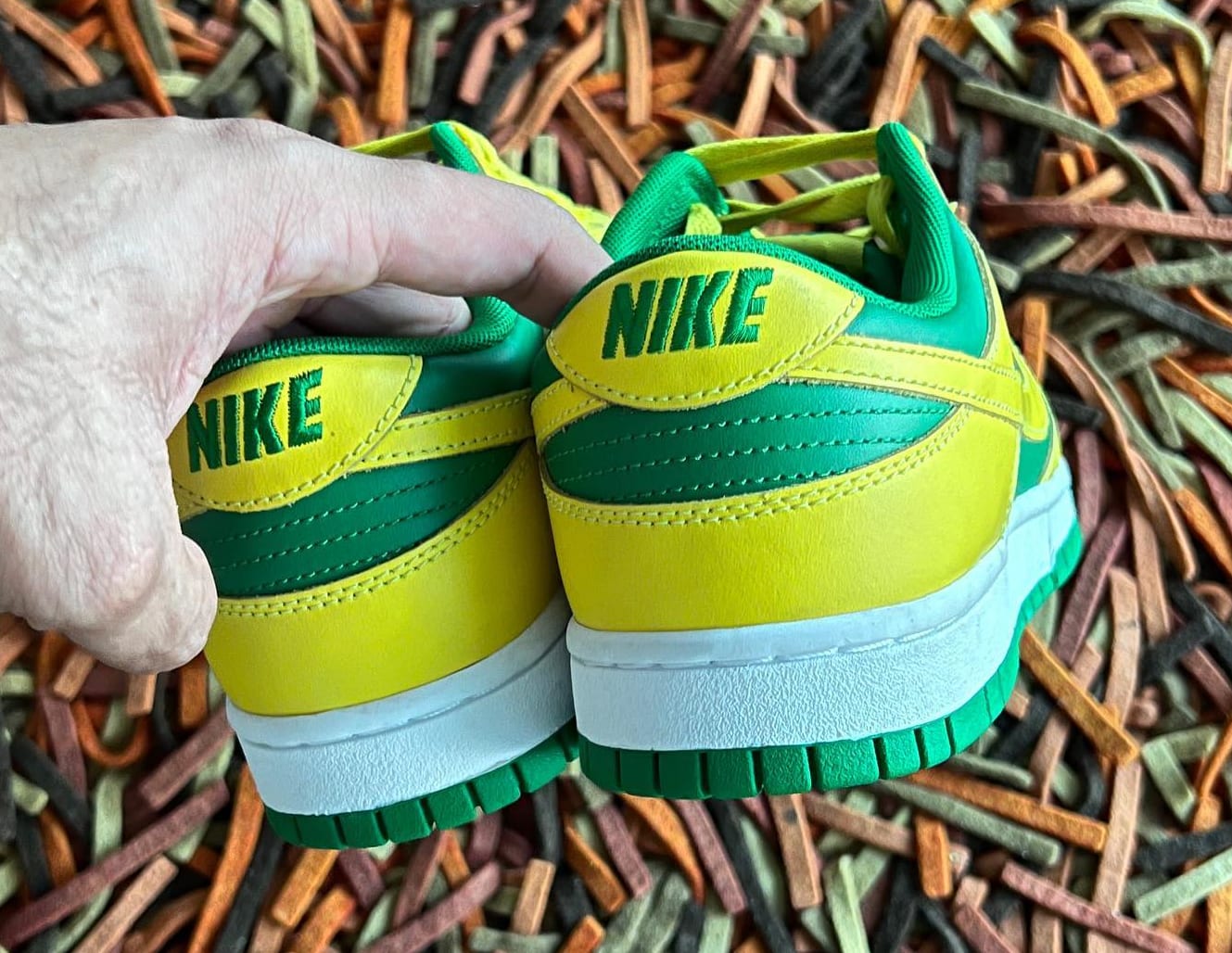 Nike Dunk Low 'Reverse Brazil' Heel
