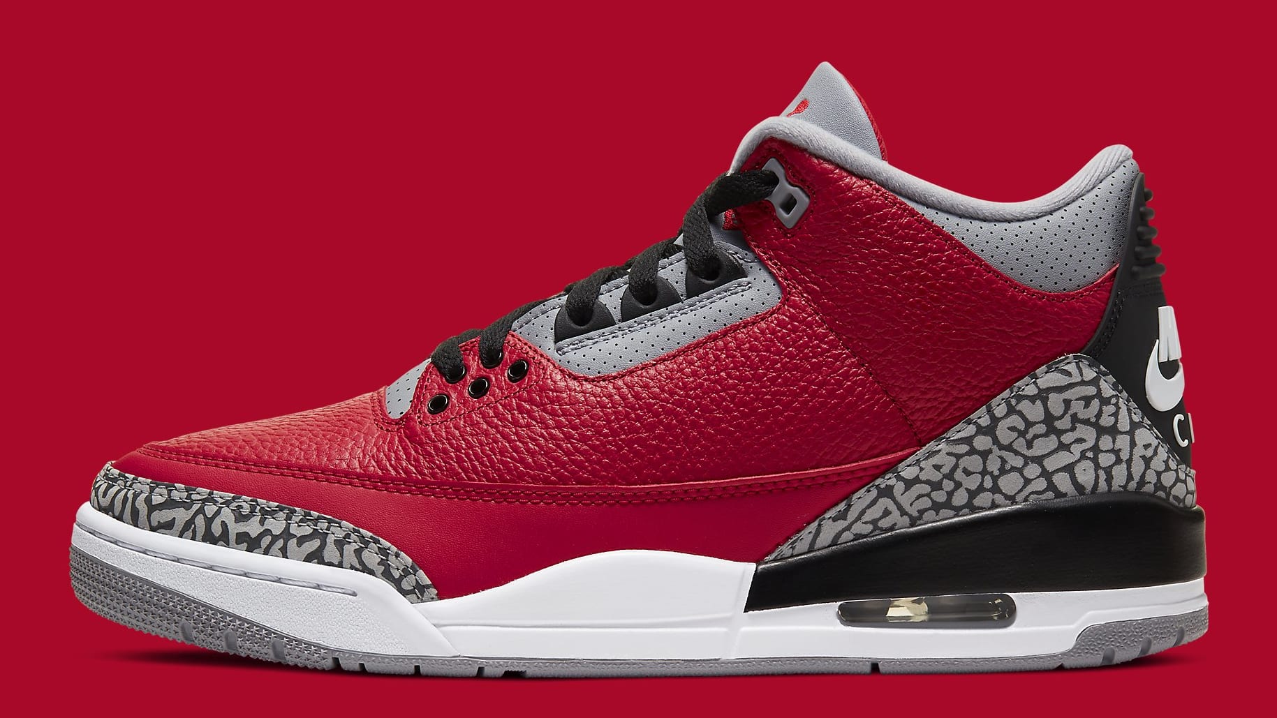 red jordan threes