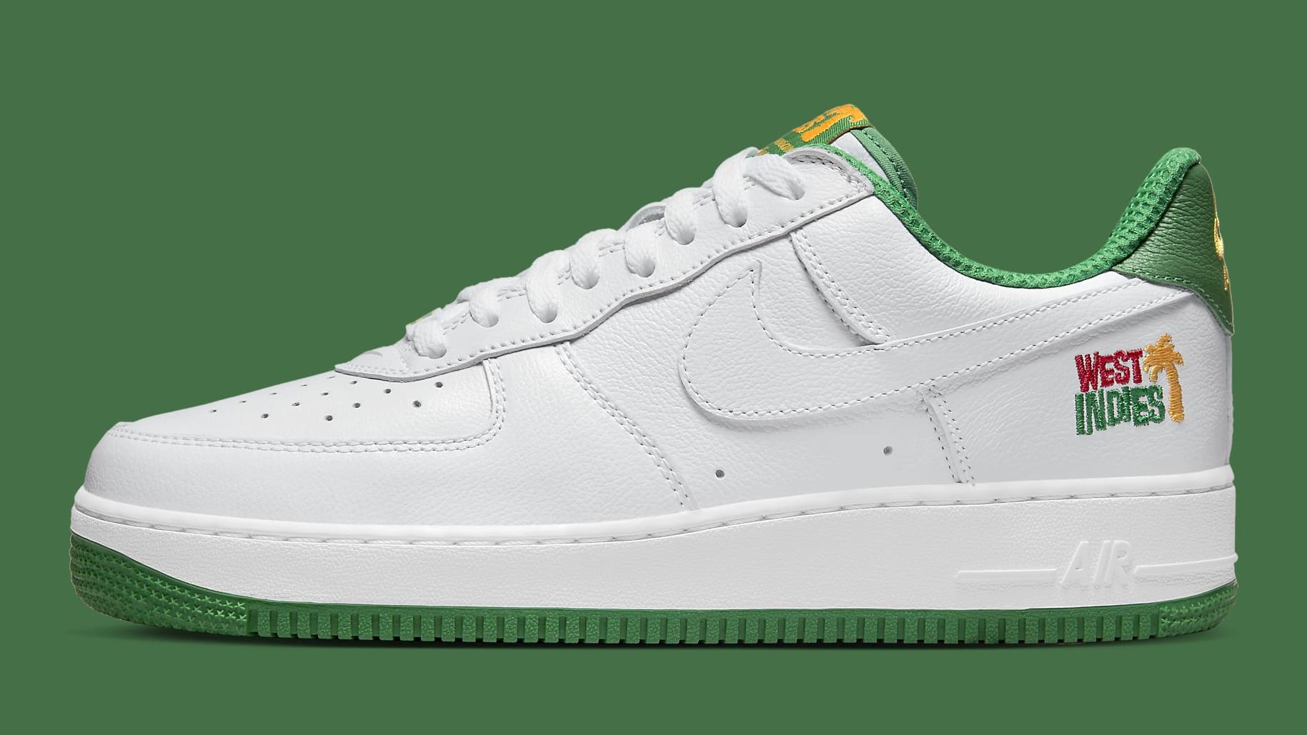 Nike Air Force 1 Low West Indies Release Date DX1156-100 Profile