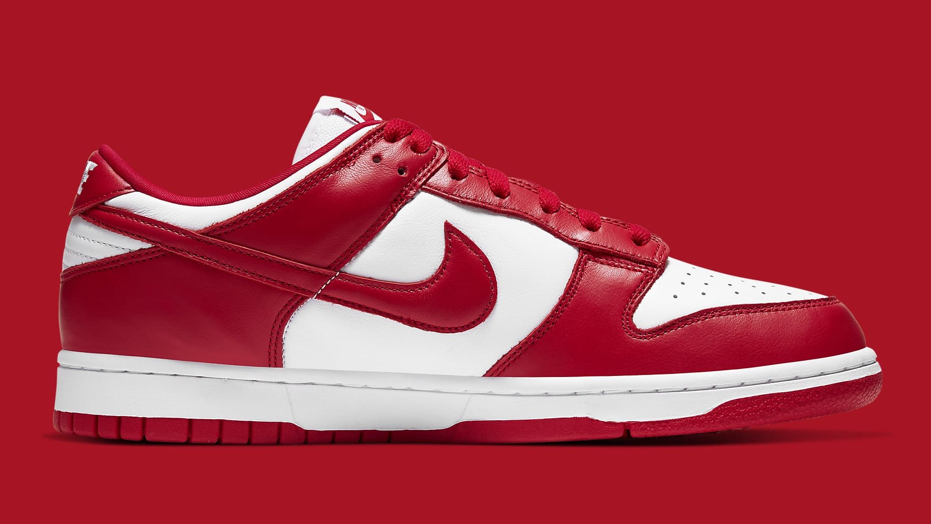 Nike Dunk Low University Red Release Date CU1727-100 Medial