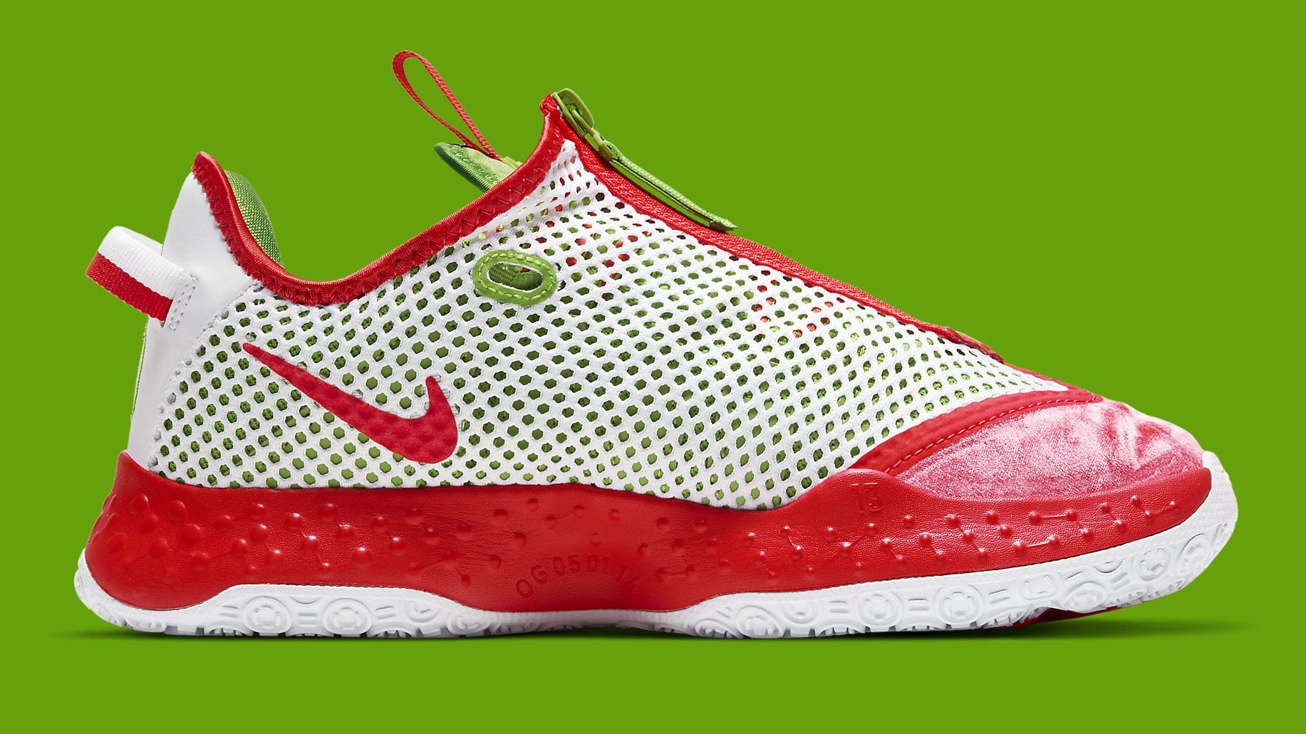 Nike PG 4 Christmas Release Date CD5082-602 Medial