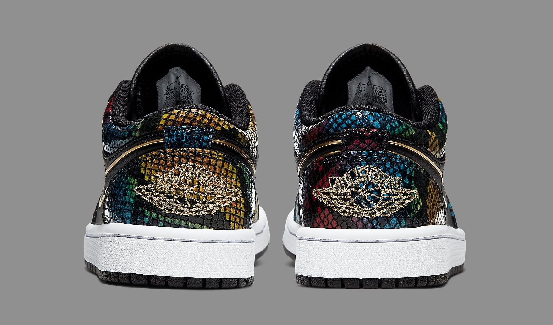 air jordan 1 low multicolor snakeskin