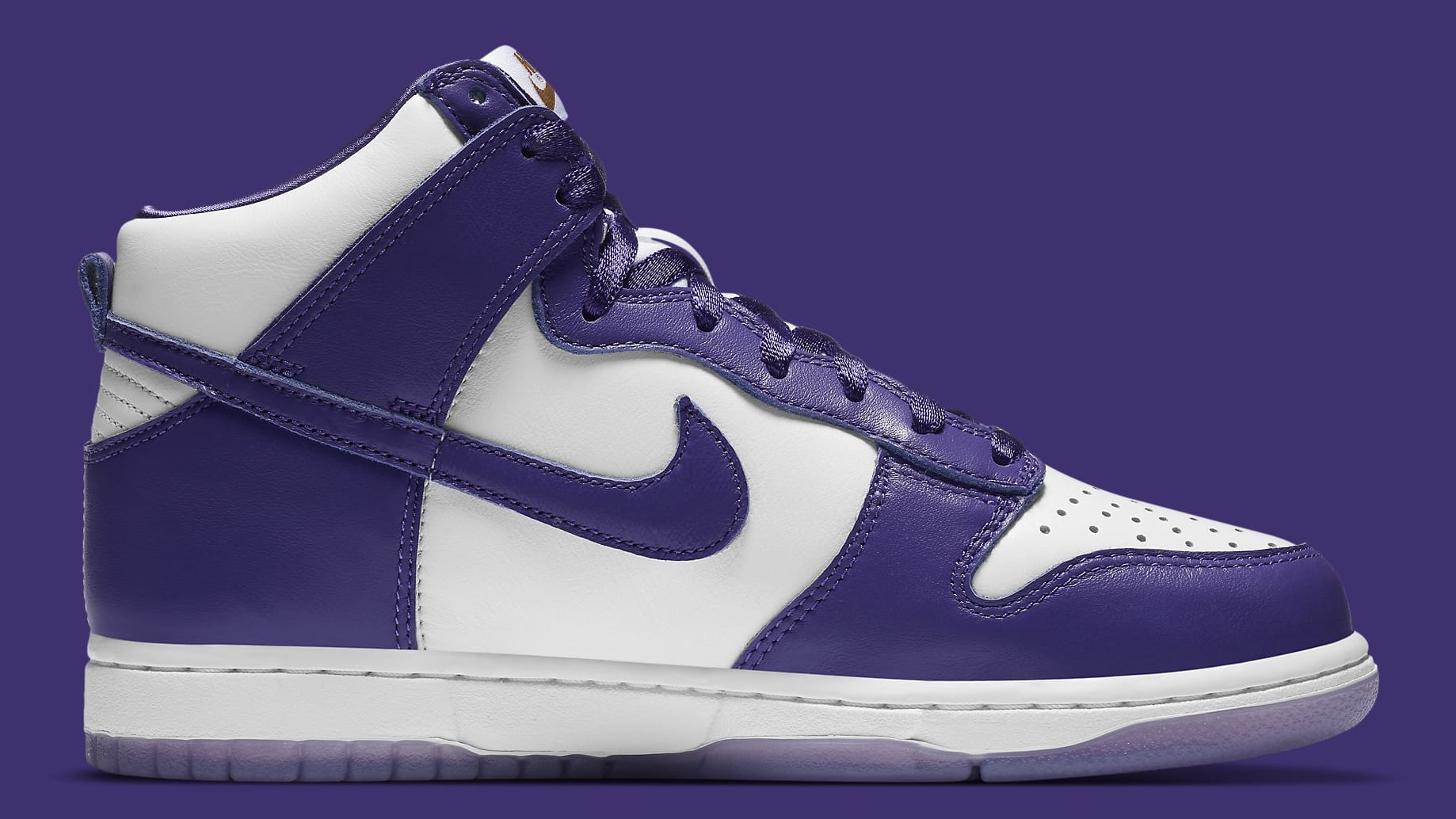 Nike Dunk High Women's Court Purple Release Date DC5382-100 Medial