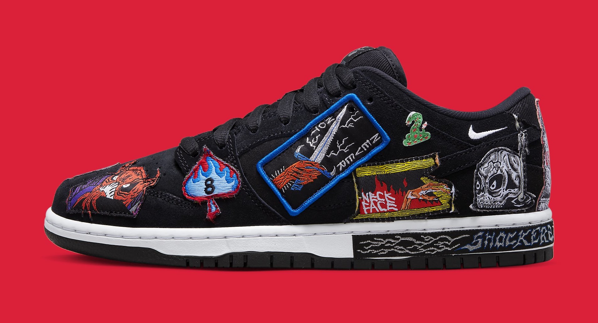 Neckface Nike SB Dunk Low Collaboration Release Date DQ4488-001 