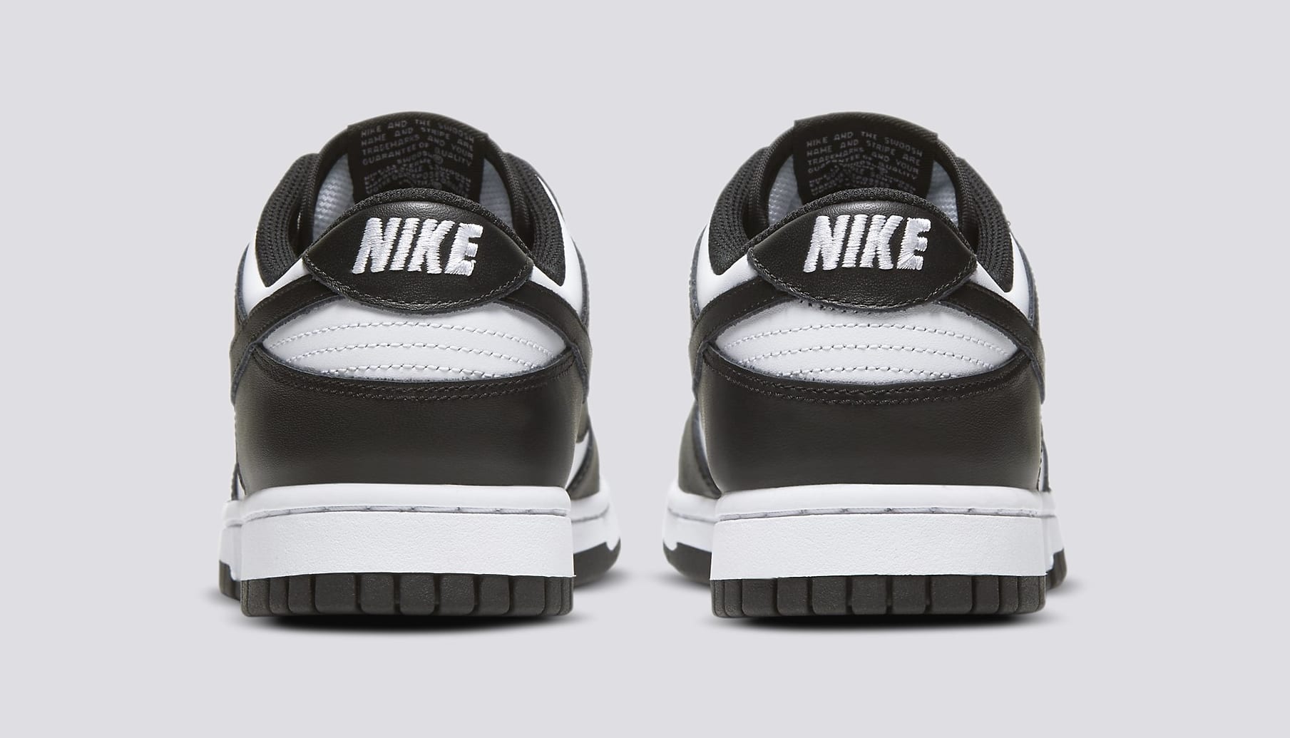 nike dunk low black and white white laces