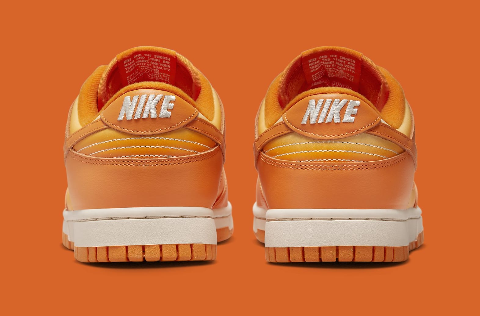 Nike Dunk Low Women's 'Magma Orange' DX2953 800 Heel