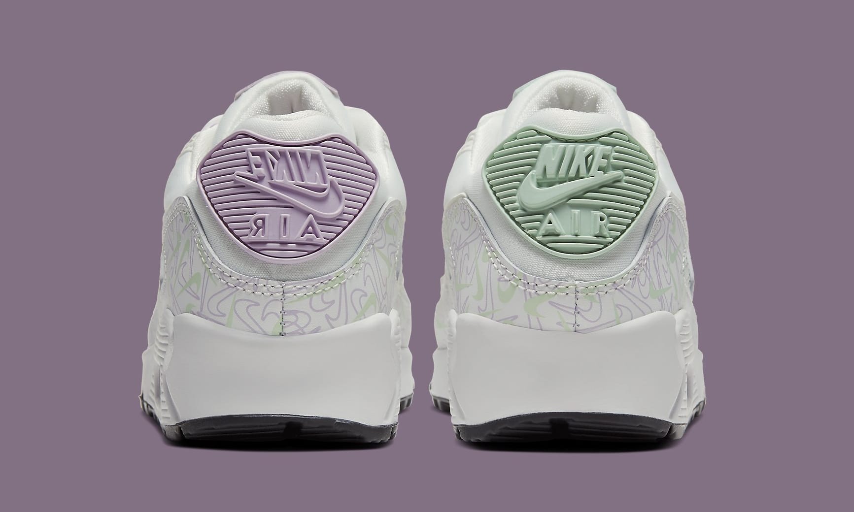Pink and white air max valentines day hot sale