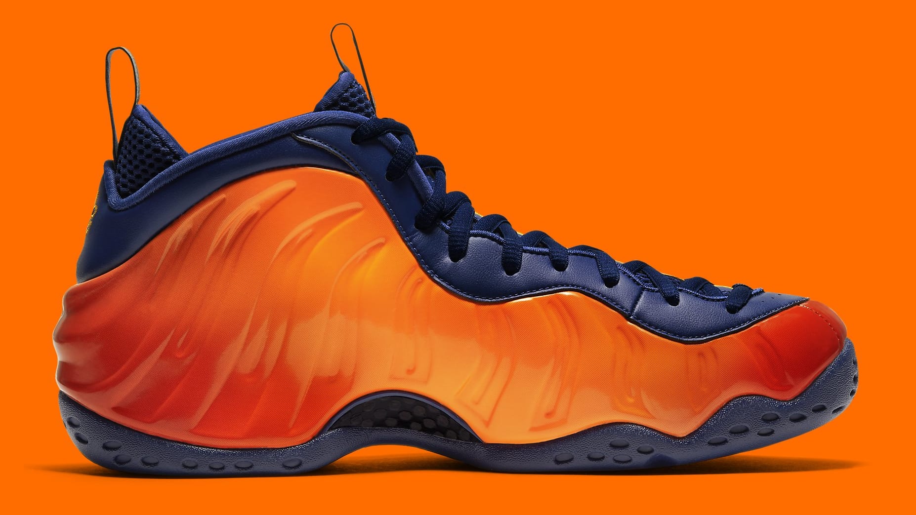 grey and orange foamposites