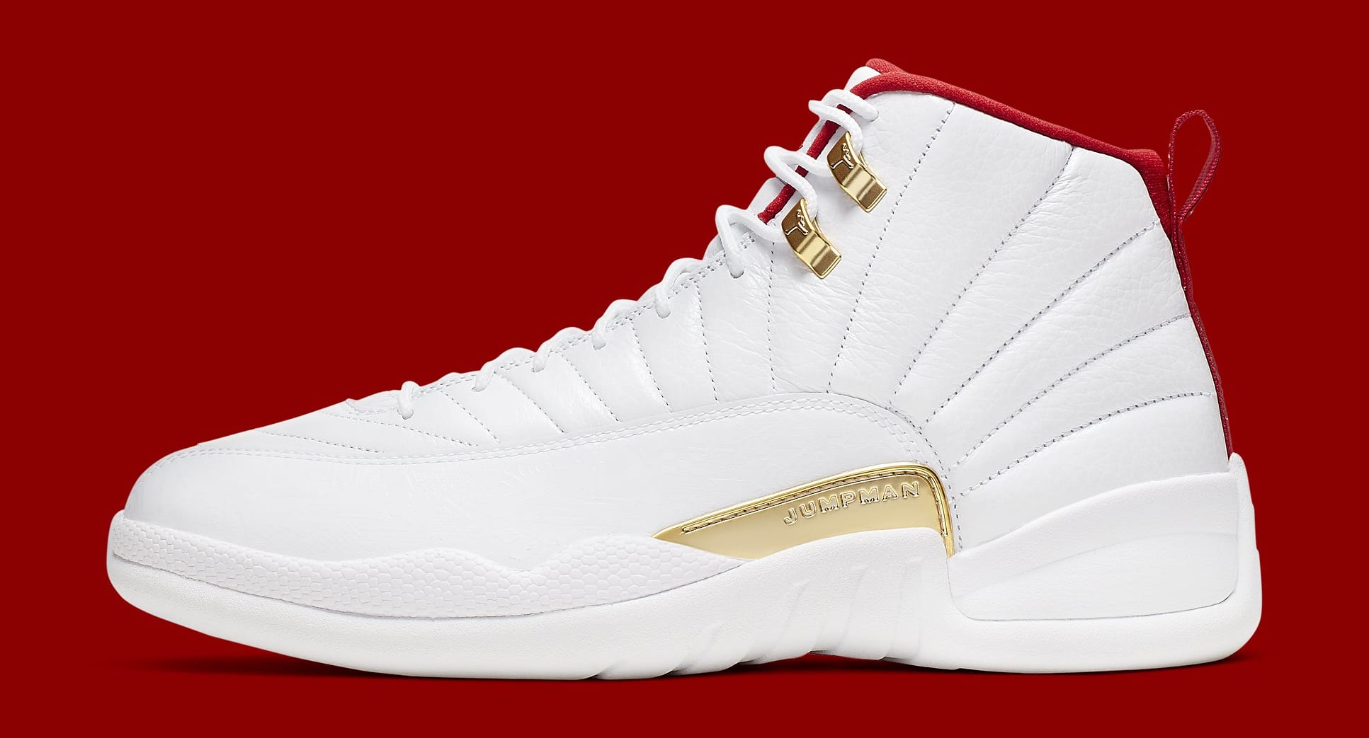 red and gold jordans 12