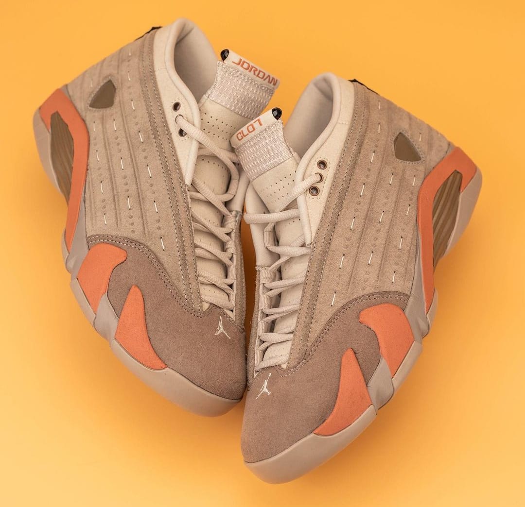 Clot x Air Jordan 14 Retro Low DC9857-200 Front