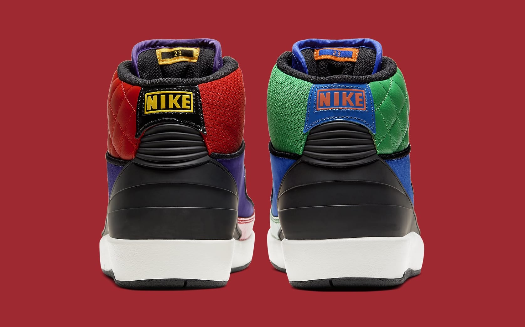 multi color air jordan 2