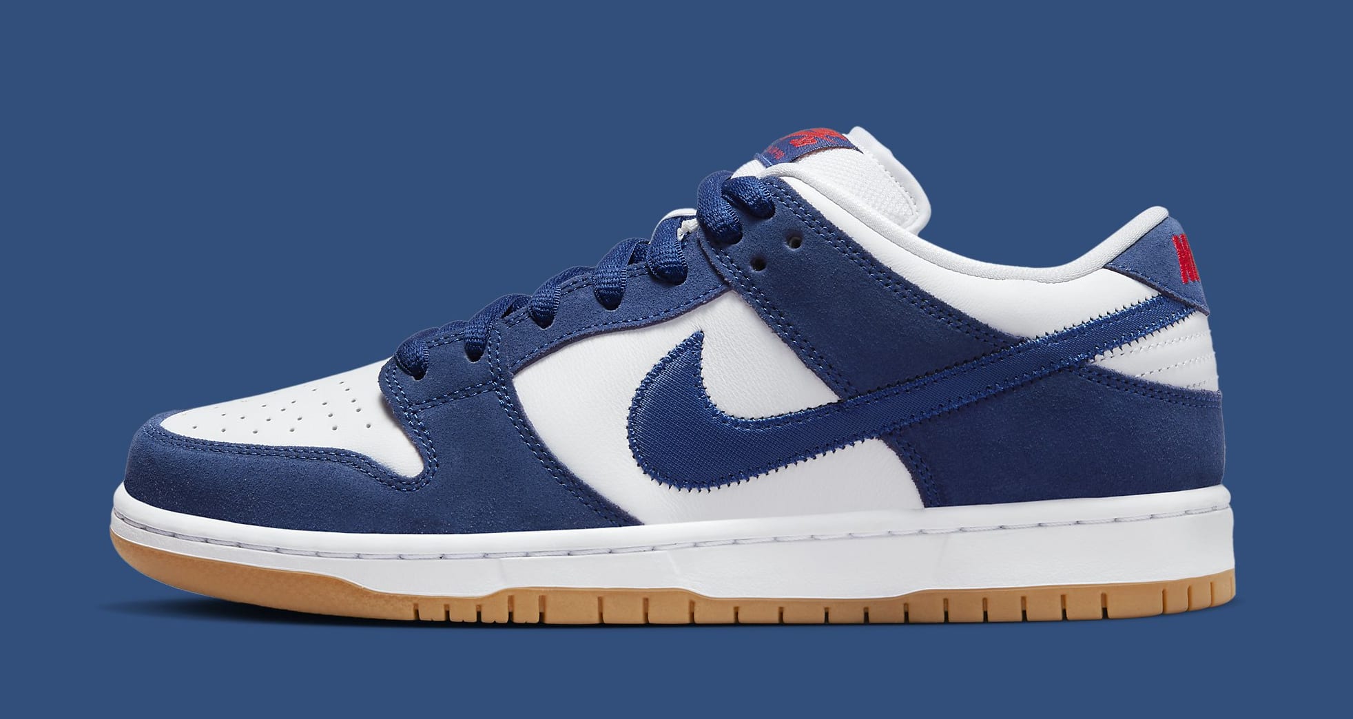 Nike SB Dunk Low 'Dodgers' DO9395 400 Lateral