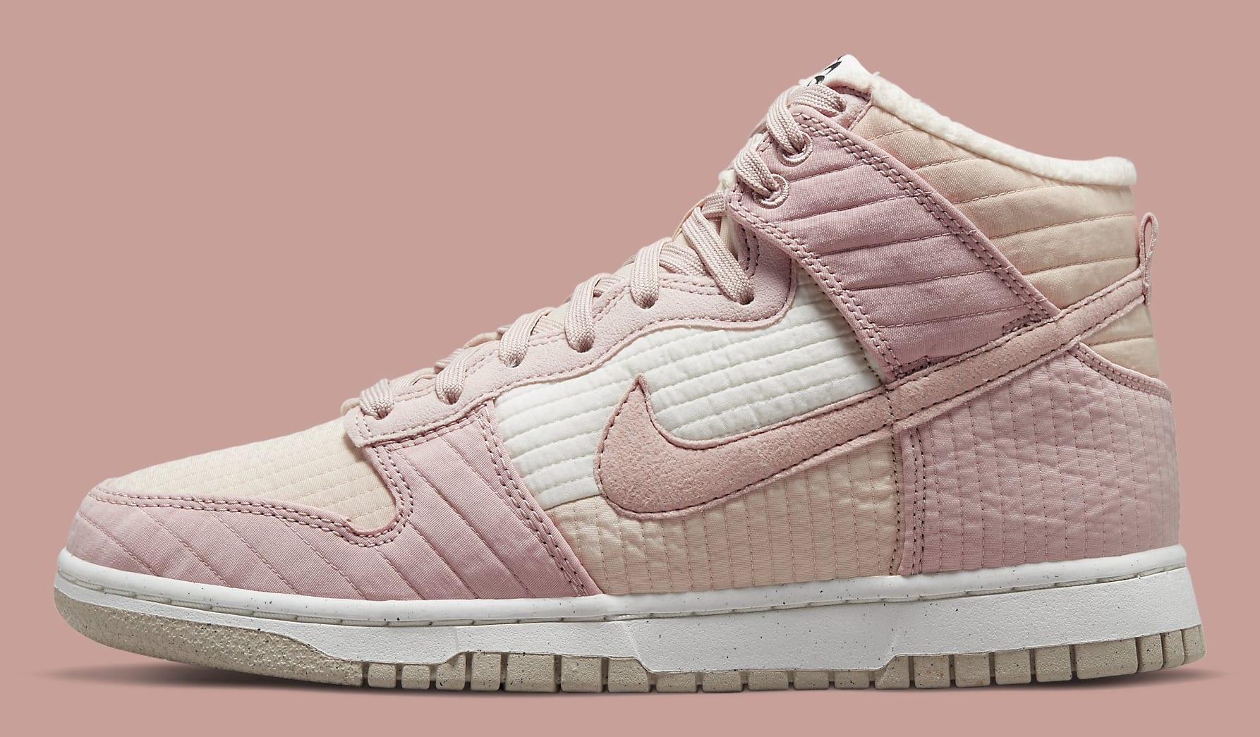 nike dunk pink grey